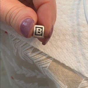 Pandora block B charm